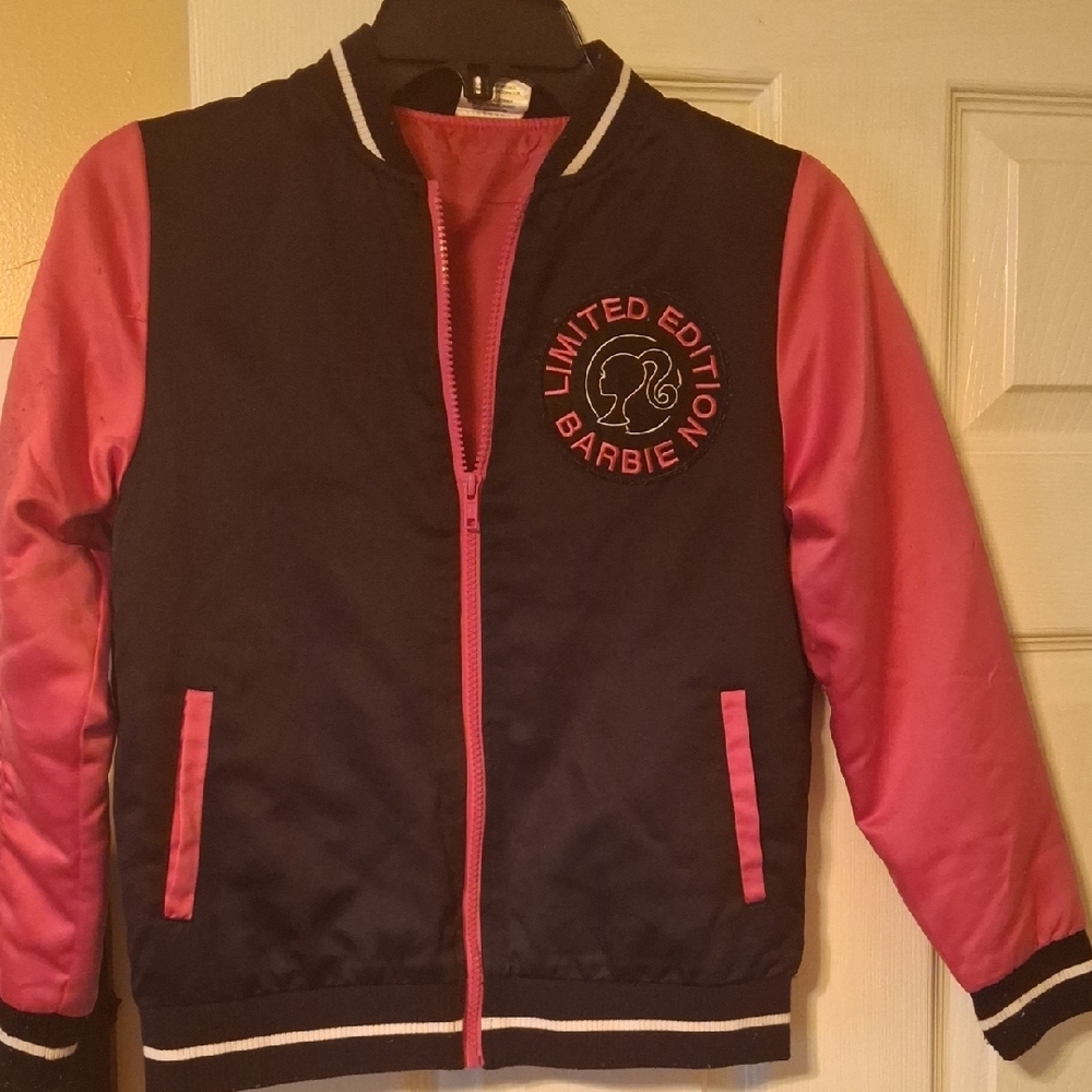 Barbie Limited Edition Kids Jacket - Black and Pink